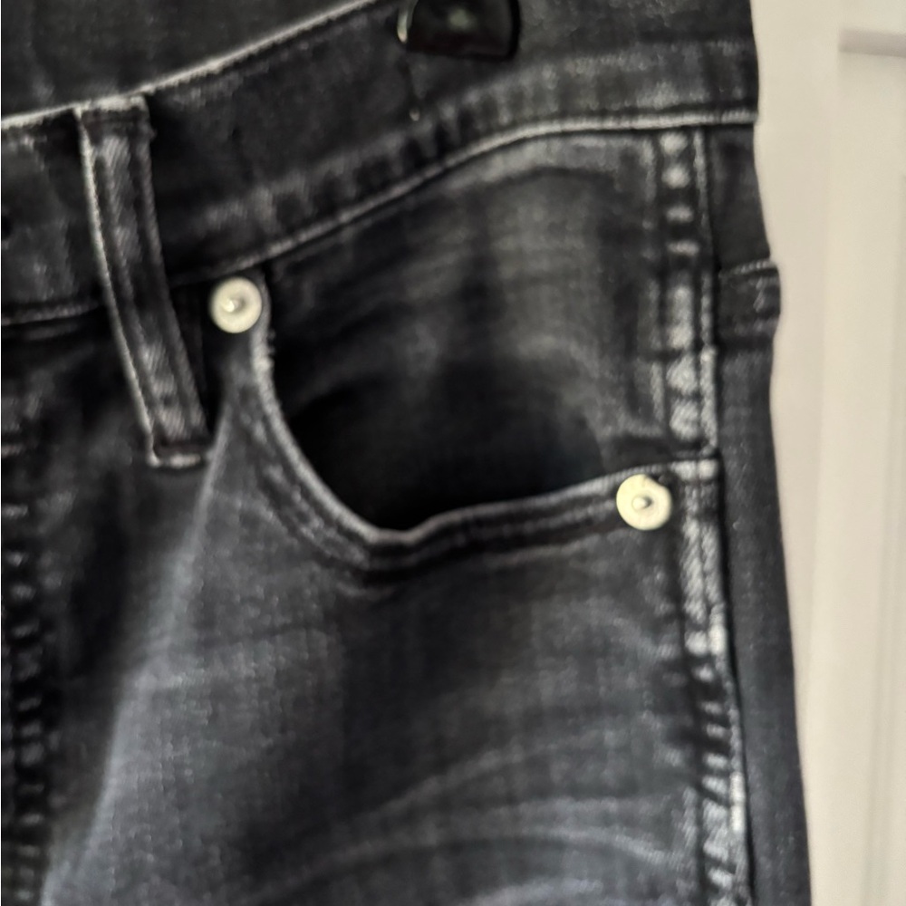 J.Crew Vintage Straight Jeans, washed black, size 28 - Picture 3 of 11